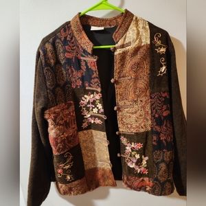 Embroidered Blazer Size med